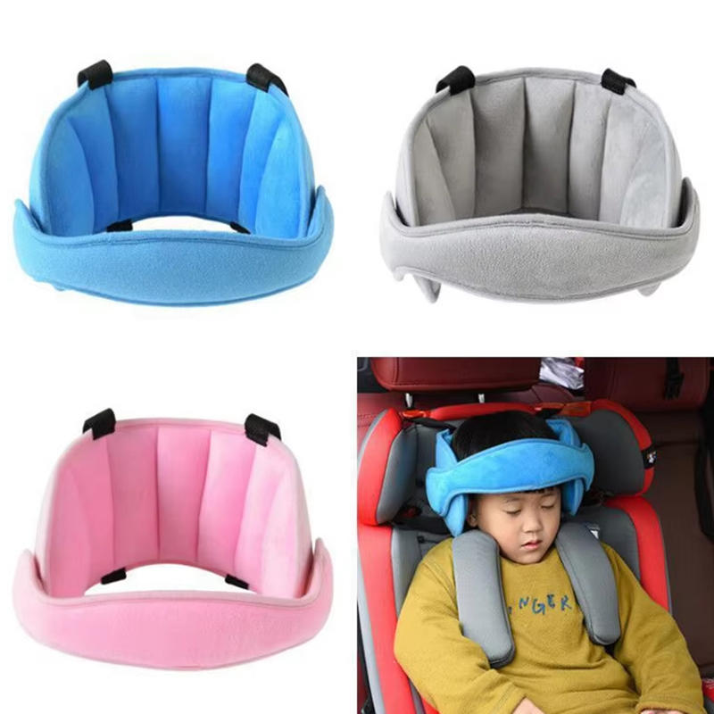 Swing Seat Belt - เข็มขัดรัดศีรษะสำหรับเบาะนิรภัยในรถยนต์สำหรับเด็ก ที่รองศีรษะเด็ก ป้องกันศีรษะกระแทก หมอนรองศีรษะเด็ก