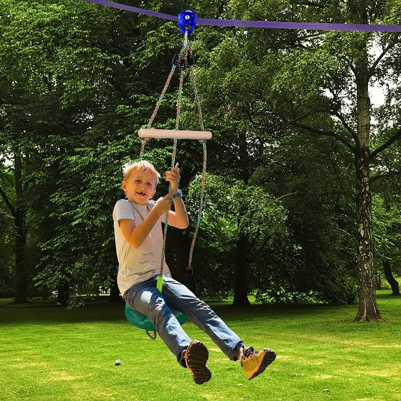 Kids Outdoor Hanging Chair - Petal Swing Sunflower Disc Swing กีฬาในร่มและกลางแจ้ง