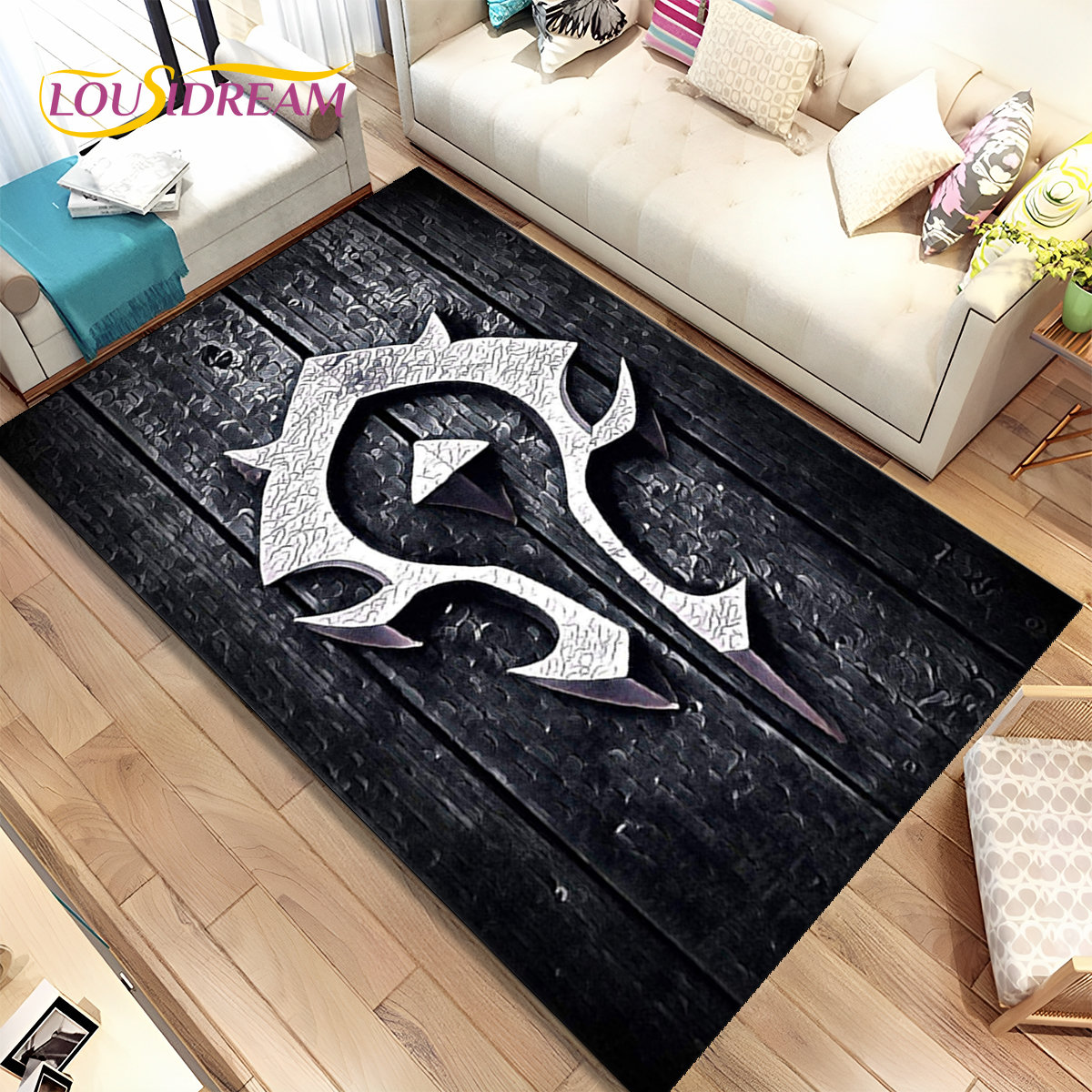 Kids Outdoor Mat Waterproof - World Of Warcraft WOW,เกม Gamer พรมพรมพรมสำหรับห้องรับแขกห้องนอนโซฟาพรมเช็ดเท้าตกแต่ง,เด็ก