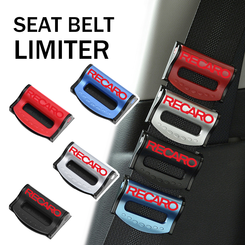 Swing Seat Belt - ตัวล็อคเข็มขัดนิรภัยแบบปรับได้ คลิปหนีบเข็มขัดนิรภัย อุปกรณ์ตกแต่งภายในรถยนต์ สำหรับ Recaro