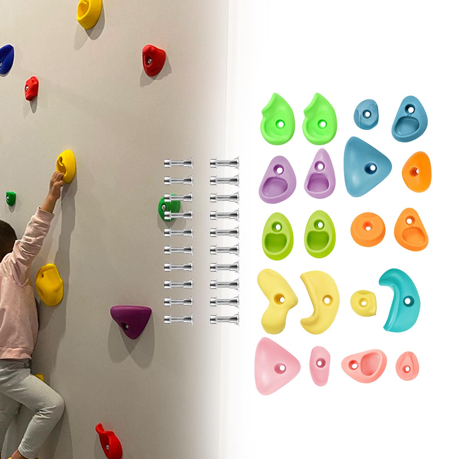 Kids Outdoor Climbing Equipment - หินปีนป่ายกันลื่น ของเล่นสำหรับเด็กเล่นกลางแจ้งและในร่ม