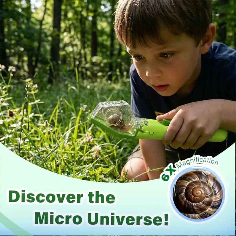 Kids Outdoor Education - กล่องดูแมลงสำหรับเด็ก ของเล่นเสริมพัฒนาการ สำรวจธรรมชาติกลางแจ้ง เรียนรู้วิทยาศาสตร์ ลดราคาพิเศษ
