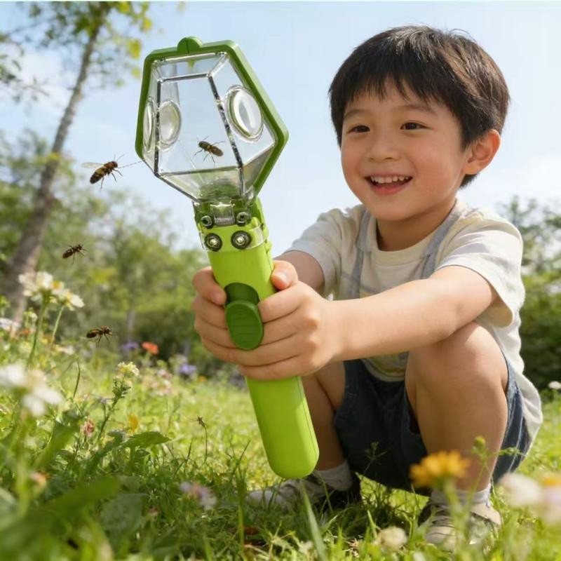 Kids Outdoor Education - กล่องดูแมลงแบบขยาย 2 เท่า สำหรับเด็ก กิจกรรมสำรวจวิทยาศาสตร์กลางแจ้ง