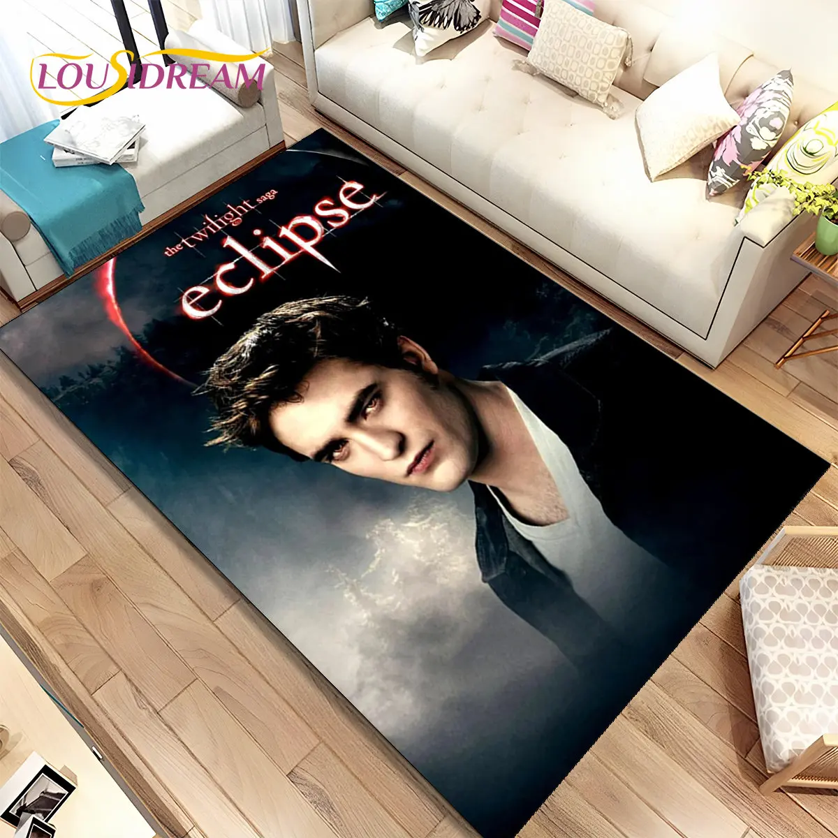 Kids Outdoor Mat Waterproof - Twilight Saga HD พิมพ์พรมขนาดใหญ่,พรมพรมสําหรับห้องนั่งเล่นห้องนอนโซฟาพรมเช็ดเท้าตกแต่ง, เด็กแผ่นกันลื่น