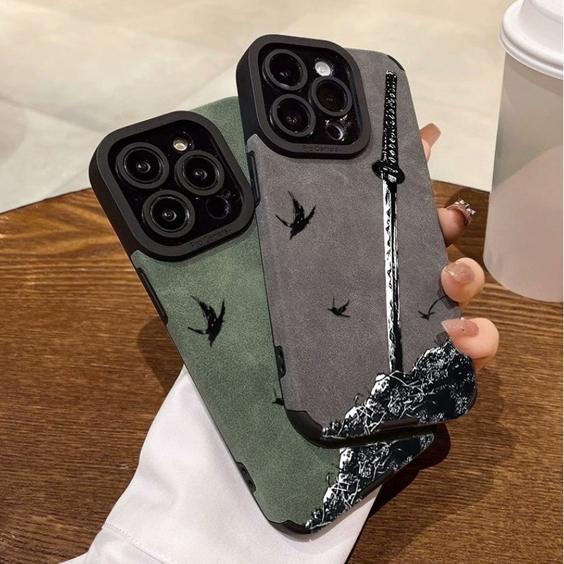 Bubble Sword Wand - เคสโทรศัพท์ลายดาบซามูไรอนิเมะสุดเท่ สำหรับ iPhone 11 12 13