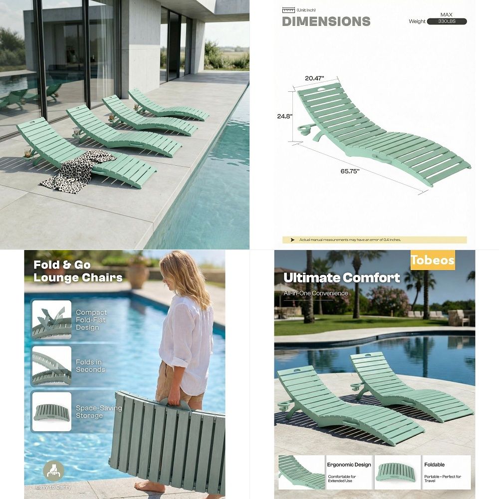 Kids Outdoor Adirondack Chair - ชุดเก้าอี้ Adirondack สำหรับเด็ก 4 ตัว, เก้าอี้เด็กพลาสติกสำหรับกลางแจ้ง