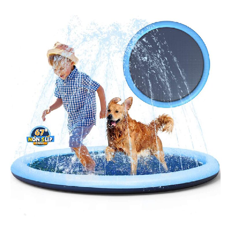 Kids Outdoor Mat Waterproof - แผ่นรองกันลื่นสำหรับเด็กและสัตว์เลี้ยง แบบหนา กันน้ำ สำหรับเล่นน้ำกลางแจ้งในฤดูร้อน