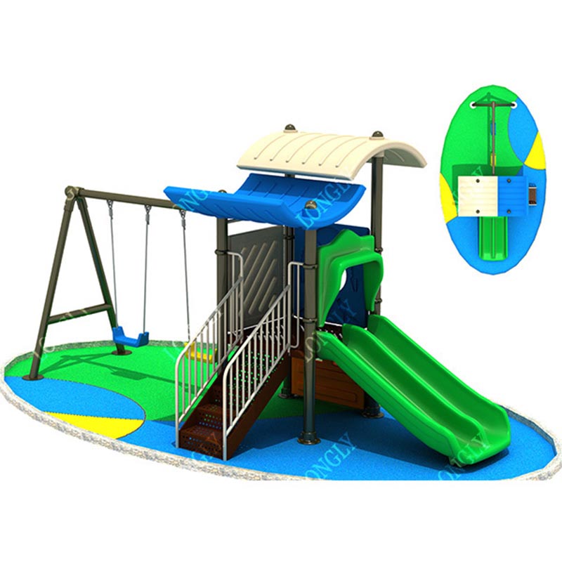 สไลเดอร์เด็กแฟชั่นพร้อมชิงช้า  - Kids Outdoor Swing And Slide บทวิจารณ์และราคา