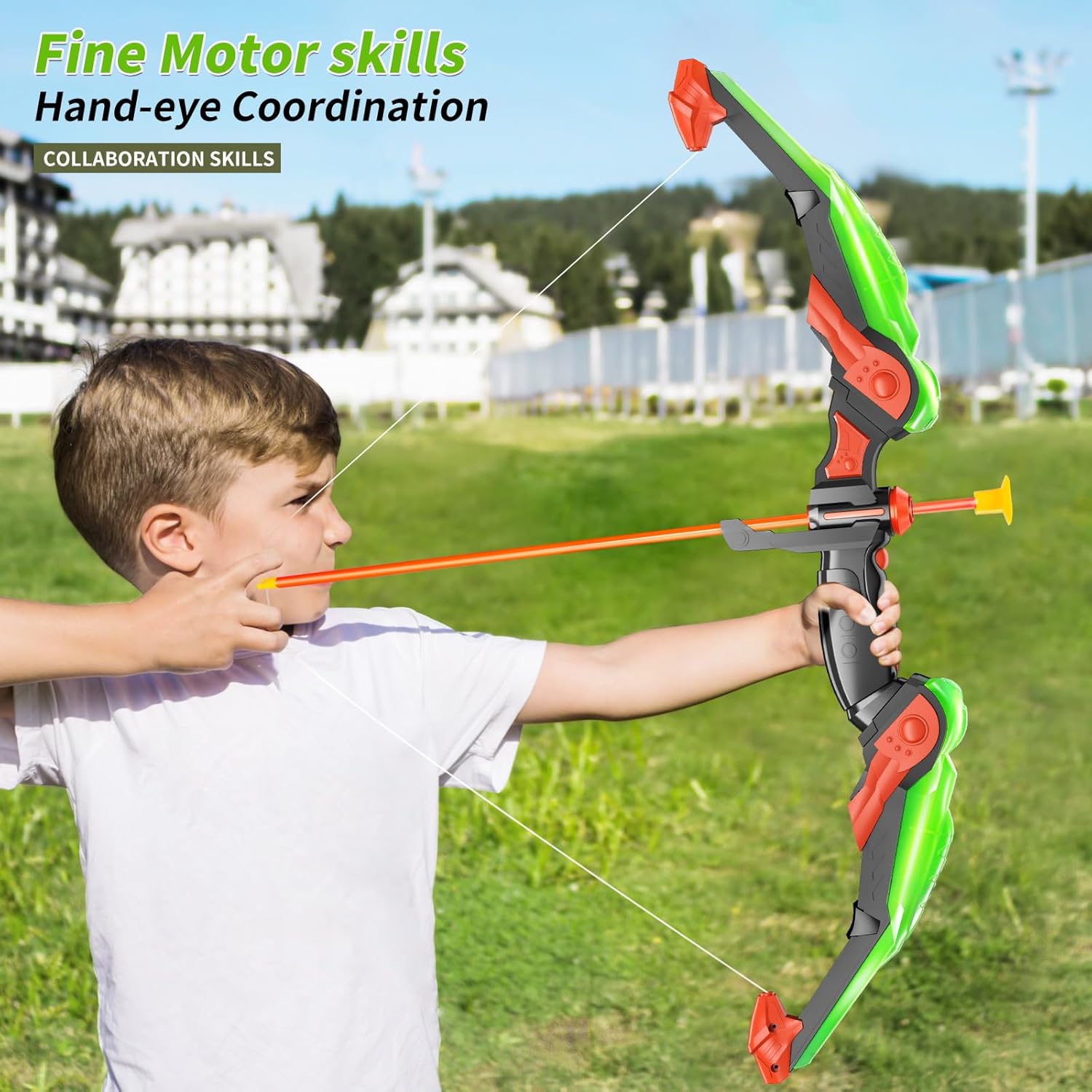 ชุดคันธนูและลูกศรสําหรับเด็ก - - Kids Outdoor Archery Set บทวิจารณ์และราคา