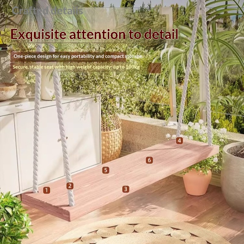 เก้าอี้ชิงช้าแบบแขวนสำหรับกลาง - Kids Outdoor Hanging Chair บทวิจารณ์และราคา