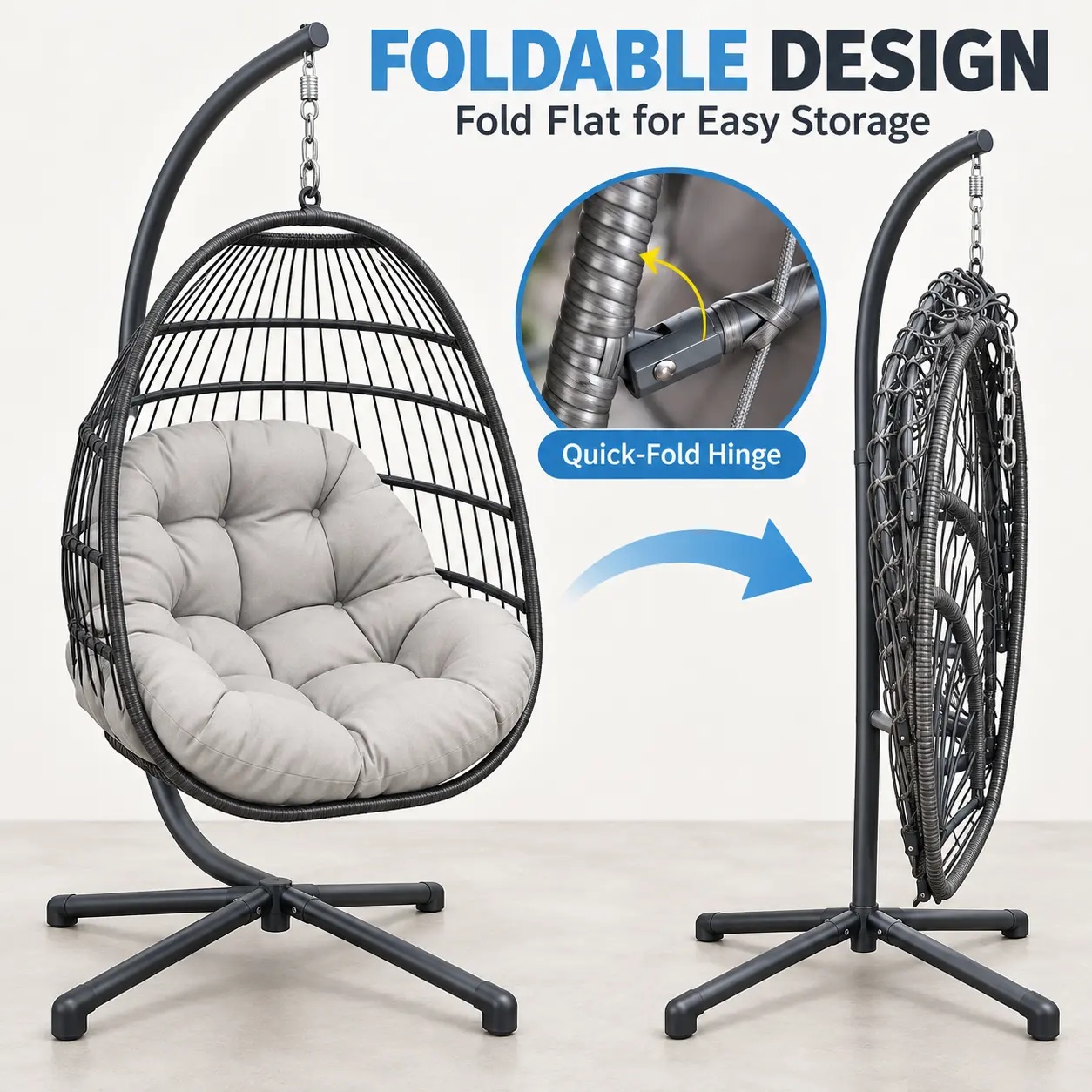 ชุดเฟอร์นิเจอร์กลางแจ้ง ชิงช้า - Kids Outdoor Hanging Chair บทวิจารณ์และราคา