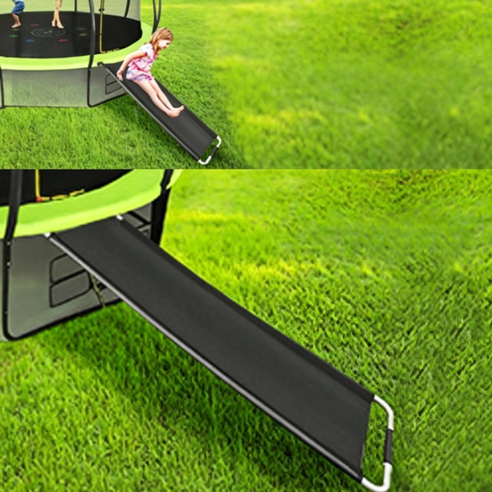 แทรมโพลีนเด็กพร้อมสไลเดอร์ ใช้ - Kids Outdoor Climbing Equipment บทวิจารณ์และราคา
