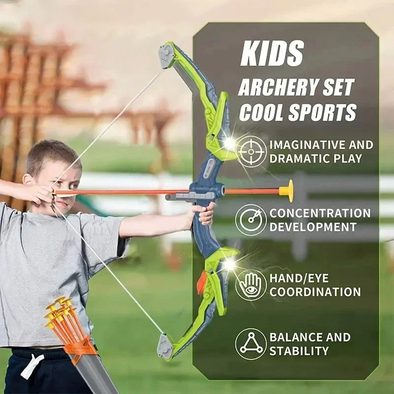 ชุดธนูยิงเป้ากลางแจ้งสำหรับเด็ - Kids Outdoor Archery Set บทวิจารณ์และราคา