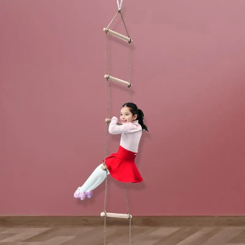 บันไดไม้สำหรับเด็กสำหรับกิจกรร - Kids Outdoor Climbing Equipment บทวิจารณ์และราคา