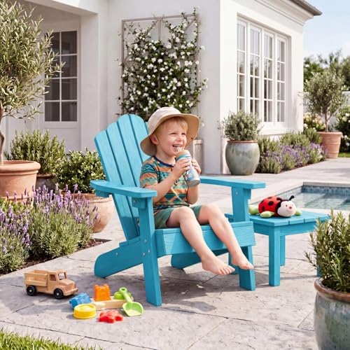 เก้าอี้เด็กแบบ Adirondack, เก้ - Kids Outdoor Adirondack Chair บทวิจารณ์และราคา