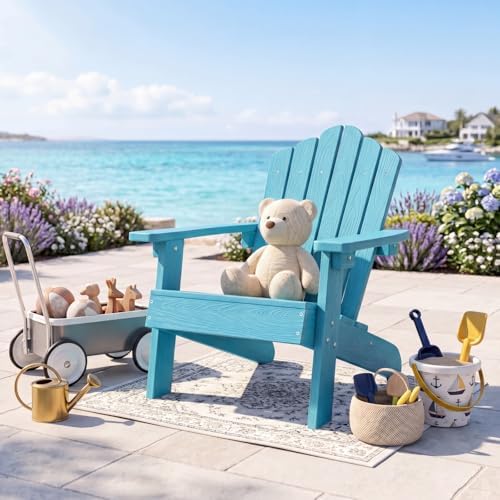 เก้าอี้เด็กแบบ Adirondack, เก้ - Kids Outdoor Adirondack Chair บทวิจารณ์และราคา
