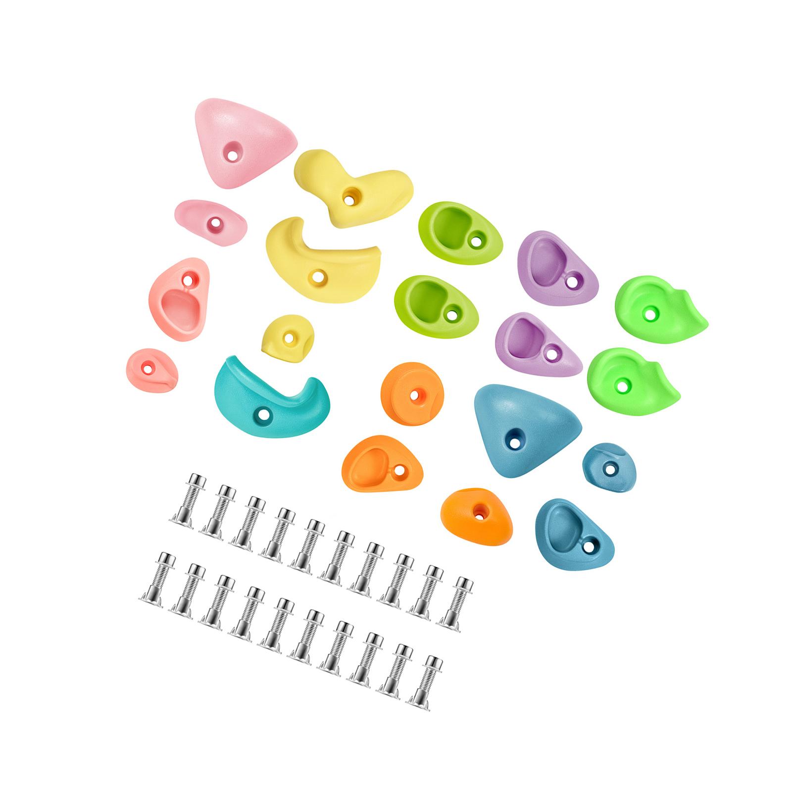 หินปีนป่ายกันลื่น ของเล่นสำหรั - Kids Outdoor Climbing Equipment บทวิจารณ์และราคา