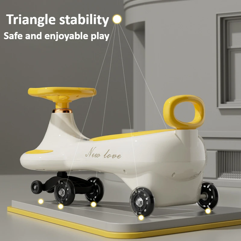 รถโยกเด็กน่ารัก ป้องกันการพลิก - Kids Outdoor Swing And Slide บทวิจารณ์และราคา