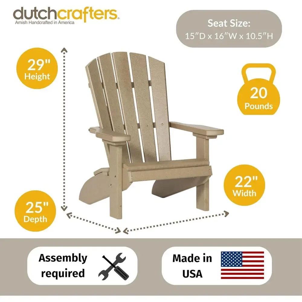 เก้าอี้โพลีคิดส์ อะดิรอนแด็ค,  - Kids Outdoor Adirondack Chair บทวิจารณ์และราคา