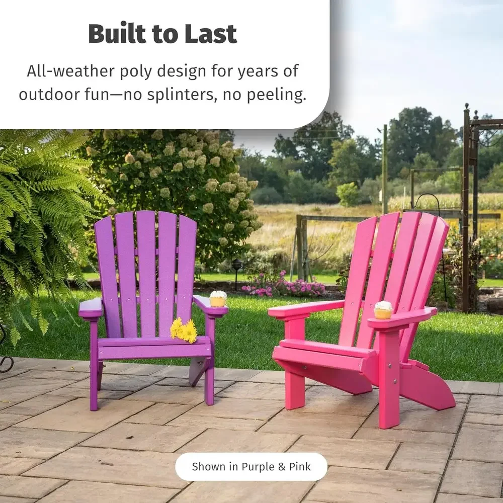 เก้าอี้โพลีคิดส์ อะดิรอนแด็ค,  - Kids Outdoor Adirondack Chair บทวิจารณ์และราคา