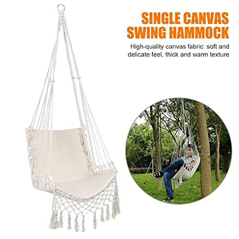 เปลญวนสำหรับใช้ในร่มและกลางแจ้ - Kids Outdoor Hanging Chair บทวิจารณ์และราคา