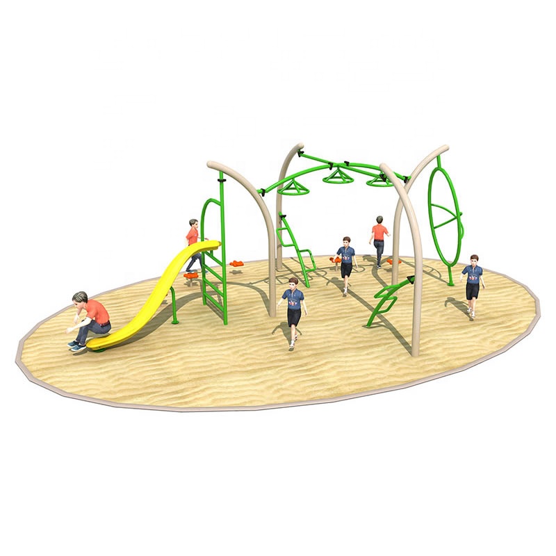 ราวโลหะสำหรับเด็กเล่นกลางแจ้ง  - Kids Outdoor Climbing Equipment บทวิจารณ์และราคา