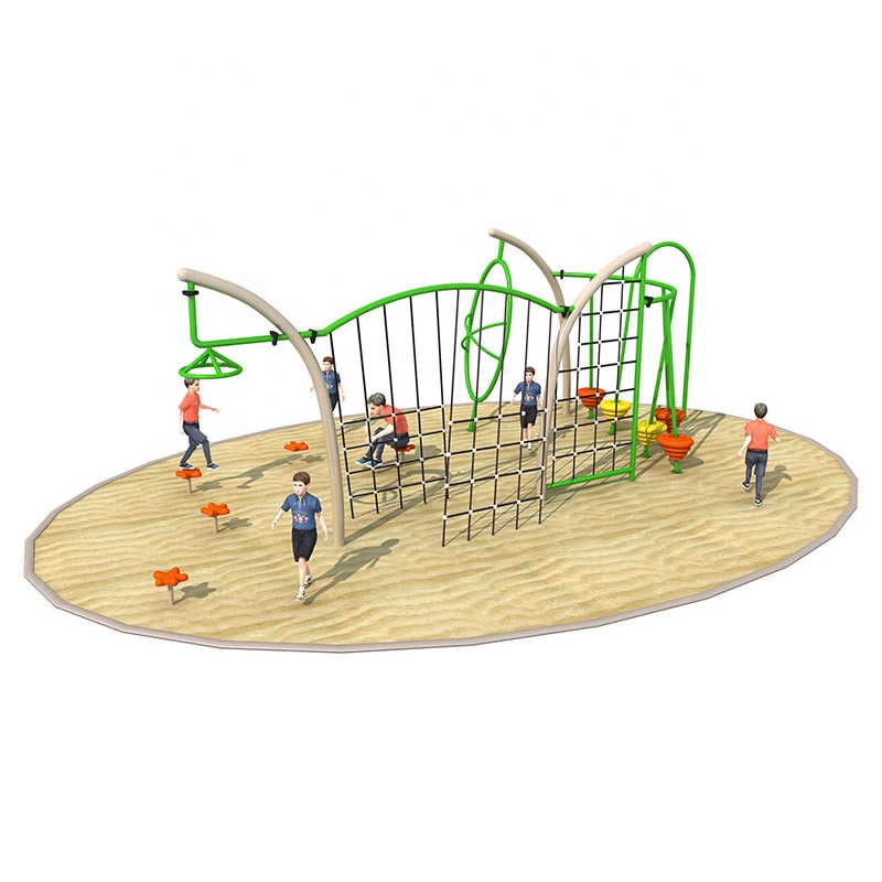 ราวโลหะสำหรับเด็กเล่นกลางแจ้ง  - Kids Outdoor Climbing Equipment บทวิจารณ์และราคา