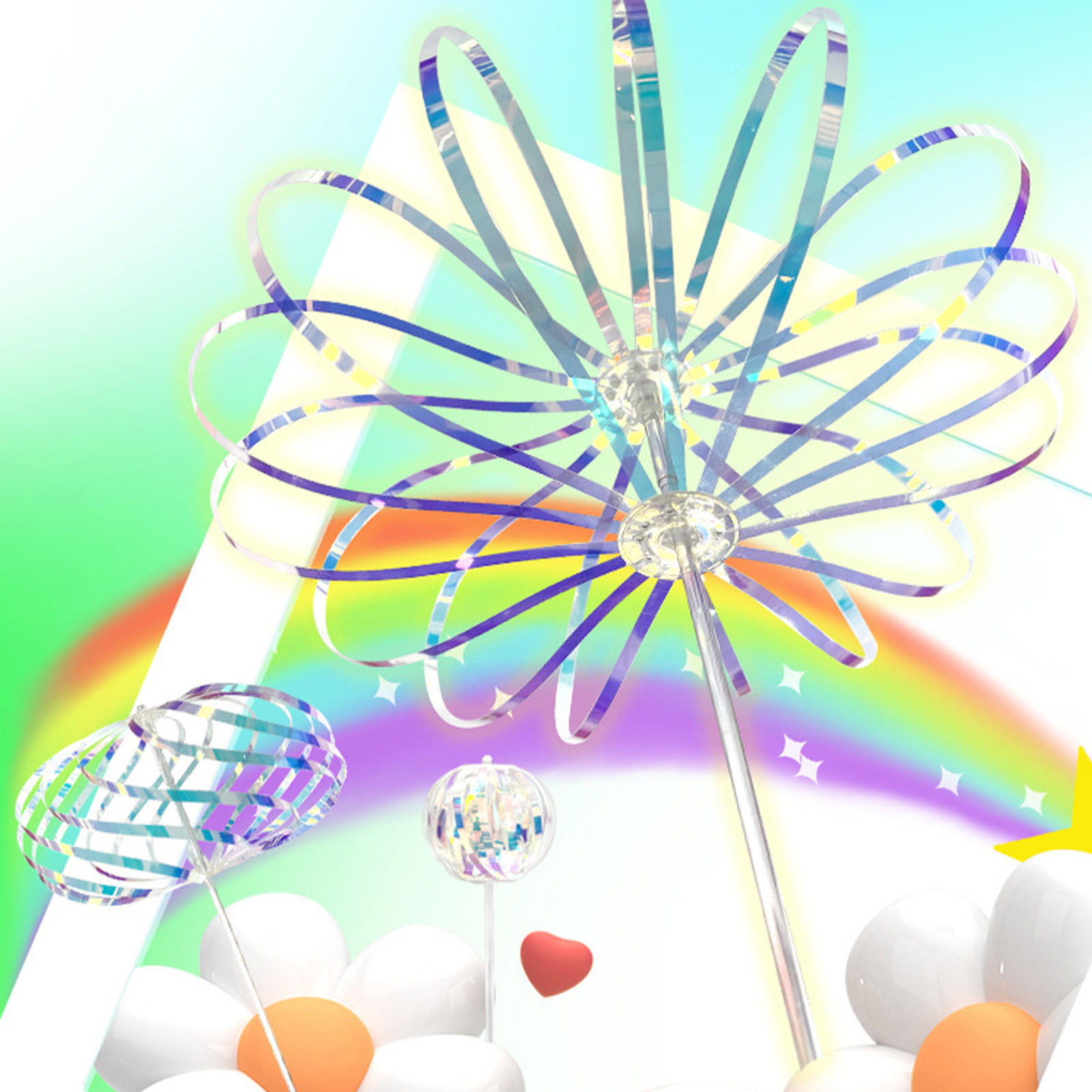 ของเล่นไม้หมุนสายรุ้งใหม่ ไม้ก - Bubble Sword Wand บทวิจารณ์และราคา