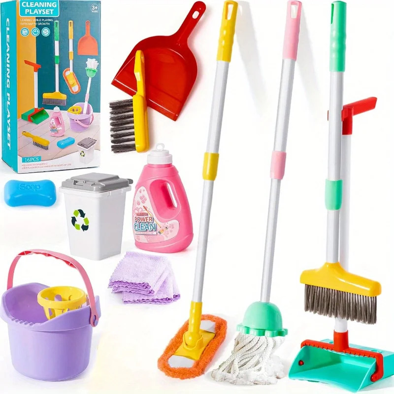 ชุดทำความสะอาดสำหรับเด็ก 16 ชิ - Kids Outdoor Broom บทวิจารณ์และราคา