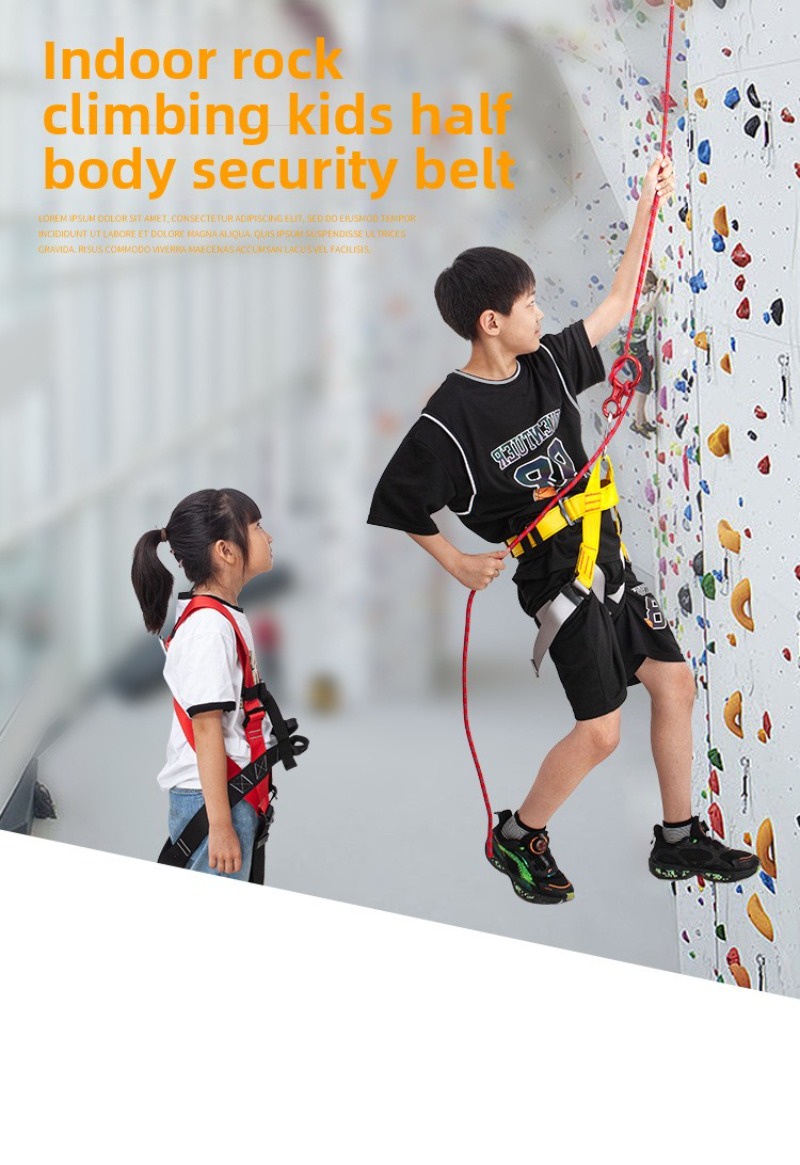 เด็กสายรัดกลางแจ้งกีฬาปีนหน้าผ - Kids Outdoor Climbing Equipment บทวิจารณ์และราคา