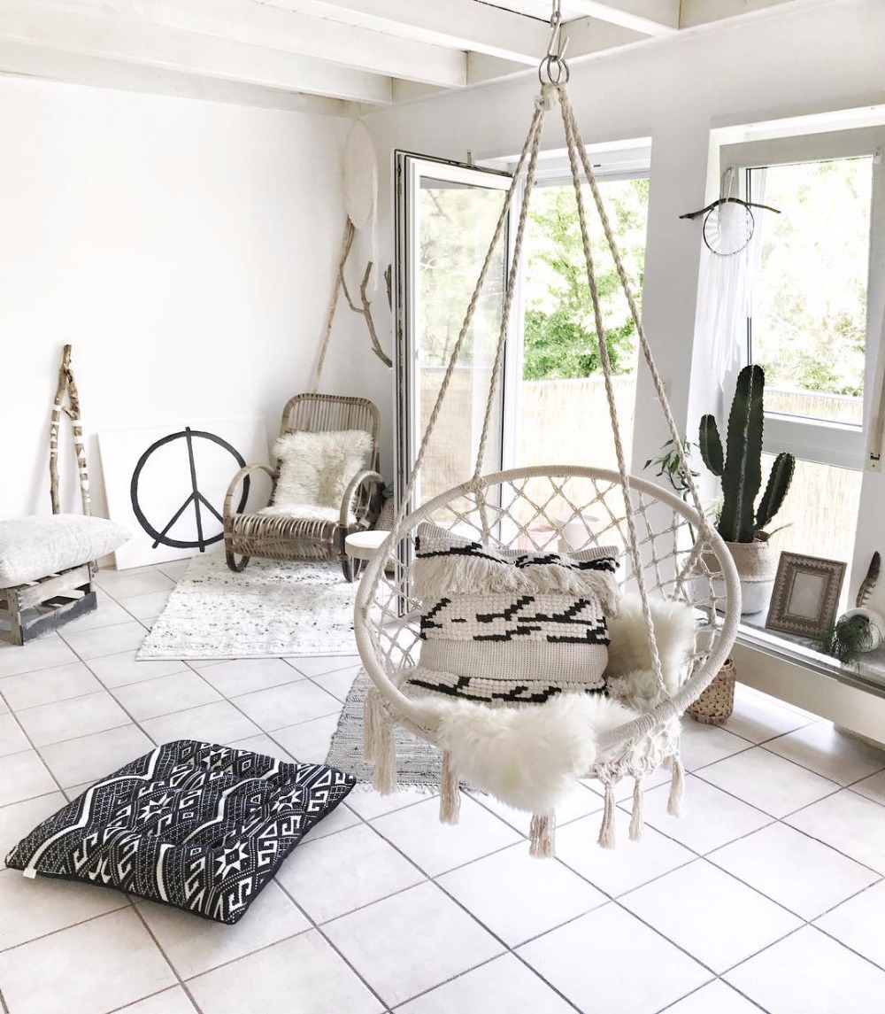 2025 Nordic Garden Handmade ถั - Kids Outdoor Hanging Chair บทวิจารณ์และราคา