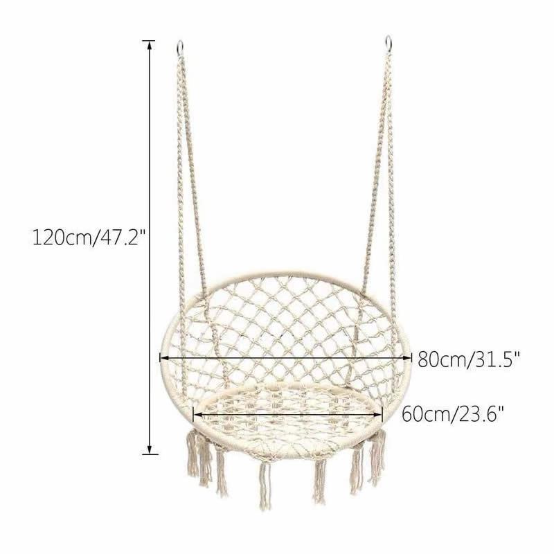2025 Nordic Garden Handmade ถั - Kids Outdoor Hanging Chair บทวิจารณ์และราคา